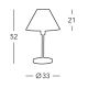 Kolarz 264.70.7 - Bordlampe HILTON 1xE27/60W/230V