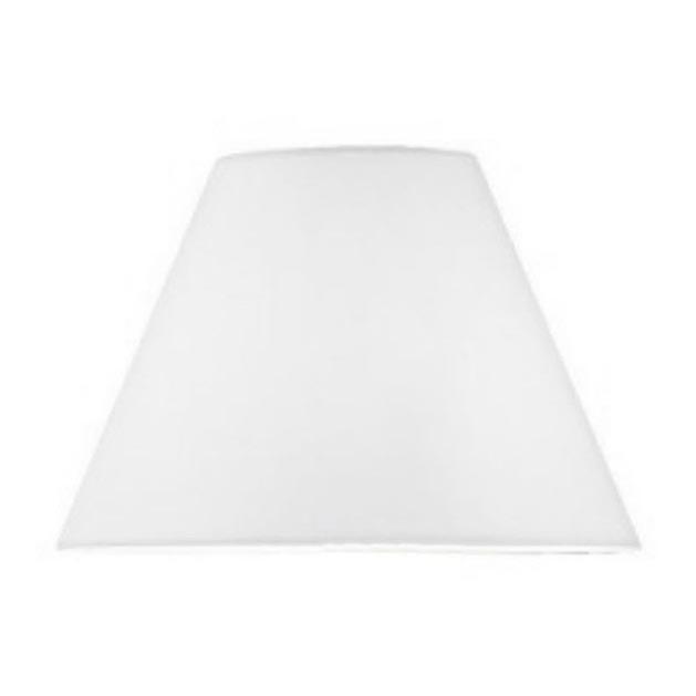 Kolarz 264.S03 - Lampeskærm til bordlampe, gulvlampe og væglampe HILTON E27 diameter 45 cm hvid