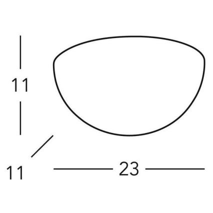 Kolarz 588.66 - Væglampe BISQUITT 1xE27/75W/230V