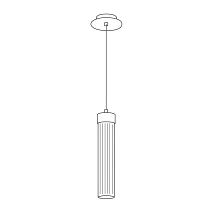 Kolarz 6009.30130 - Pendel RAGGIO 1xE14/25W/230V 24K guld