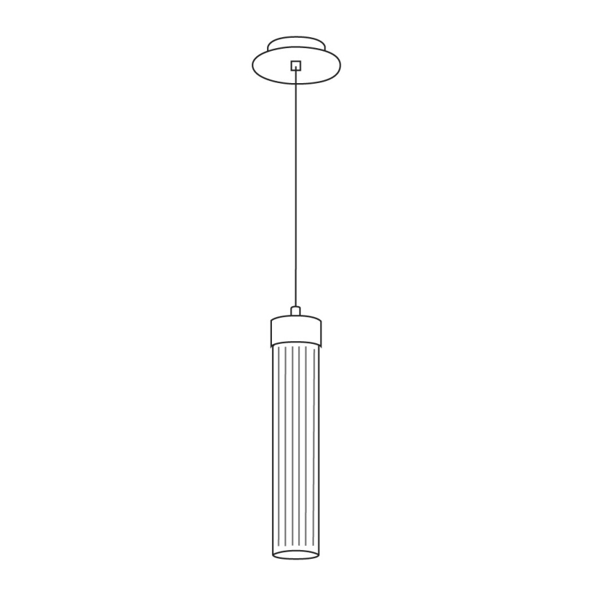 Kolarz 6009.30150 - Pendel RAGGIO 1xE14/25W/230V sølv