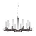 Kolarz 6009.81060 - Loftlampe på kæde RAGGIO 10xE14/25W/230V mat krom