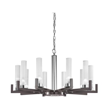 Kolarz 6009.81060 - Loftlampe på kæde RAGGIO 10xE14/25W/230V mat krom