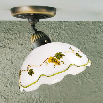 Kolarz 731.10.110 - Overflademonteret loftlampe NONNA 1xE27/75W/230V pr. 20 cm vinrød