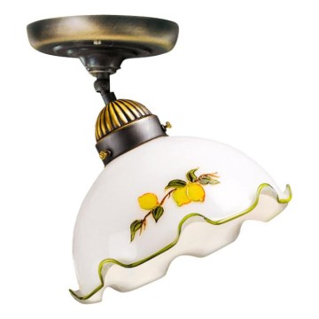 Kolarz 731.10.116 - Overflademonteret loftlampe NONNA 1xE27/75W/230V Ø20 cm, med citroner