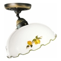 Kolarz 731.10.117 - Overflademonteret loftlampe NONNA 1xE27/75W/230V pr. 30 cm citroner