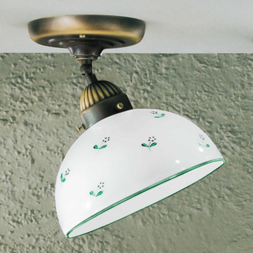 Kolarz 731.10.20 - Loftlampe NONNA 1xE27/75W/230V diameter 20 cm grøn
