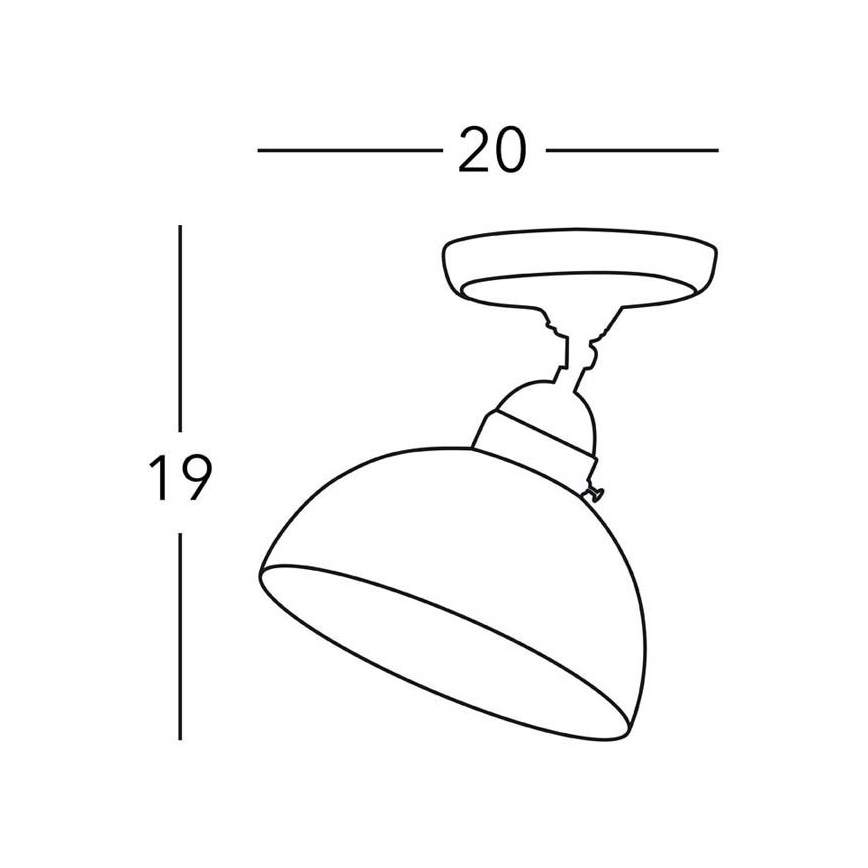 Kolarz 731.10.53 - Spotlampe NONNA 1xE27/75W/230V