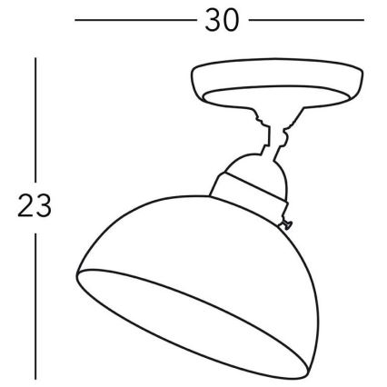 Kolarz 731.10.54 - Spotlampe NONNA 1xE27/75W/230V