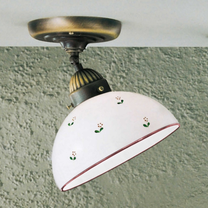 Kolarz 731.10.69 - Loftlampe NONNA 1xE27/75W/230V diameter 20 cm rød