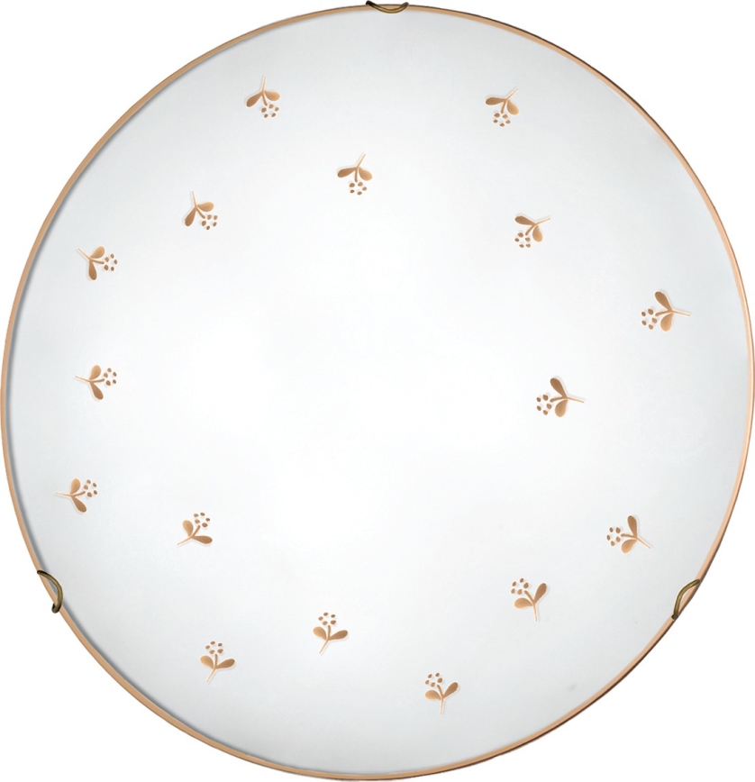 Kolarz 731.13.4.160 - Væglampe NONNA 3xE27/60W/230V, Ø 50 cm, blomster, rosaguld