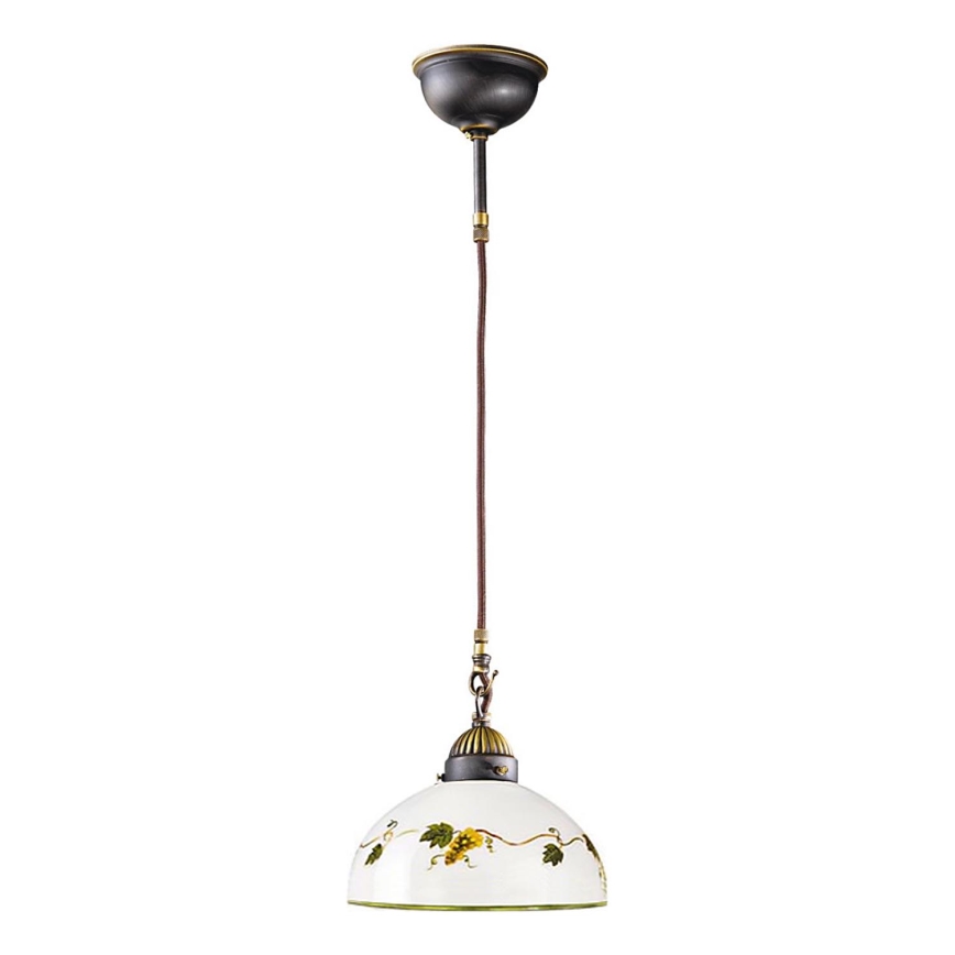 Kolarz 731.30.137 - Pendel NONNA 1xE27/75W/230V diameter 30 cm vindruer