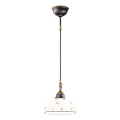 Kolarz 731.30.20 - Pendel NONNA 1xE27/75W/230V diameter 20 cm grøn