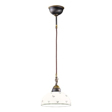 Kolarz 731.30.20 - Pendel NONNA 1xE27/75W/230V diameter 20 cm grøn