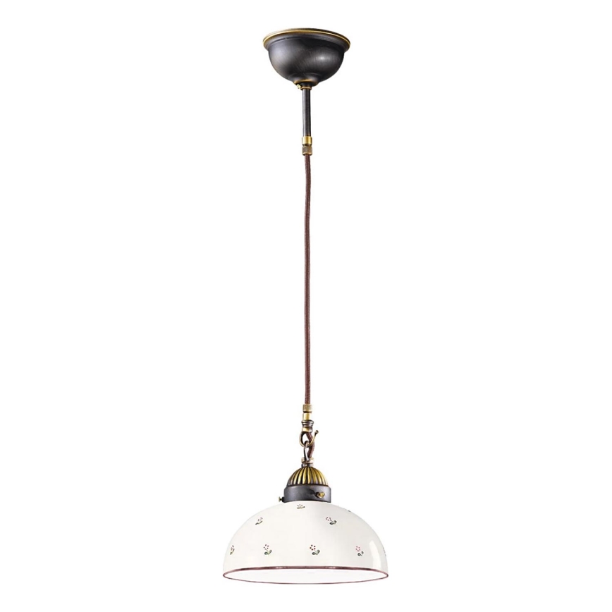 Kolarz 731.30.27 - Pendel NONNA 1xE27/75W/230V diameter 30 cm grøn