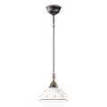 Kolarz 731.30.68 - Pendel NONNA 1xE27/75W/230V diameter 30 cm rød