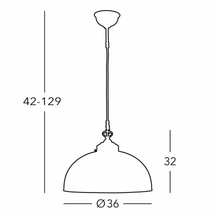 Kolarz 731.32.102 - Pendel NONNA 1xE27/75W/230V diameter 36 cm hjort grøn
