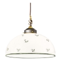 Kolarz 731.32.28 - Pendel NONNA 1xE27/75W/230V diameter 36 cm grøn
