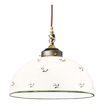 Kolarz 731.32.28 - Pendel NONNA 1xE27/75W/230V diameter 36 cm grøn