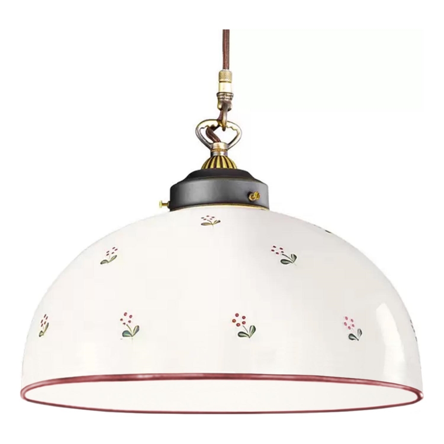 Kolarz 731.32.77 - Pendel NONNA 1xE27/75W/230V diameter 36 cm rød