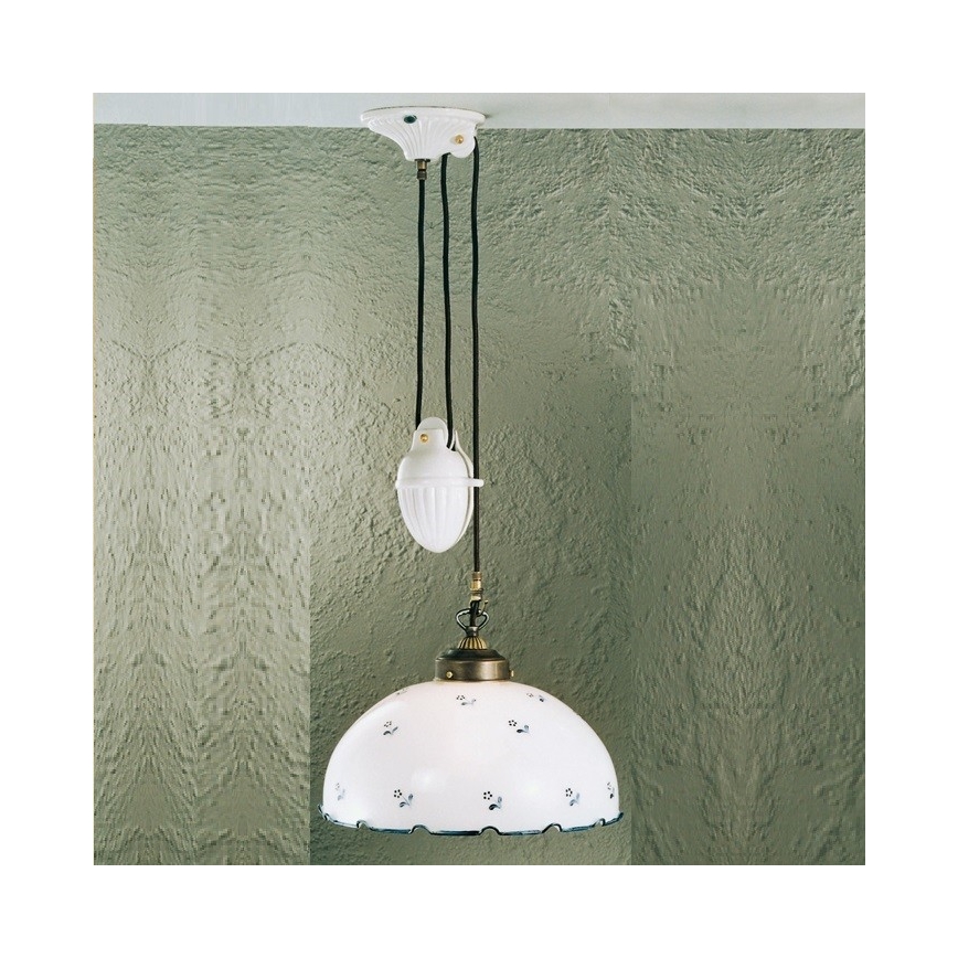 Kolarz 731.33.18 - Lysekrone i snor NONNA 1xE27/75W/230V blå