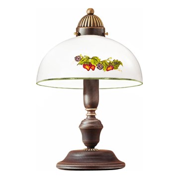 Kolarz 731.73.121 - Bordlampe NONNA 1xE14/60W/230V vindruer/jordbær