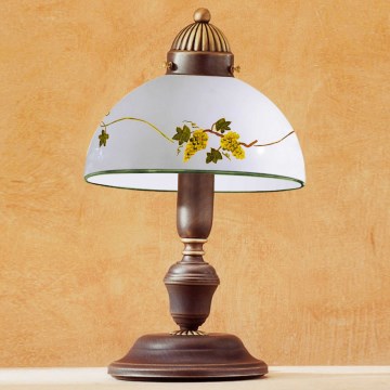 Kolarz 731.73.122 - Bordlampe NONNA 1xE27/75W/230V vinrød