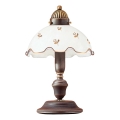 Kolarz 731.73.160 - Bordlampe NONNA 1xE27/75W/230V med blomster i roséguld