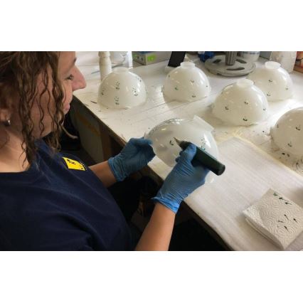 Kolarz 731.73.21 - Bordlampe NONNA 1xE27/75W/230V grøn