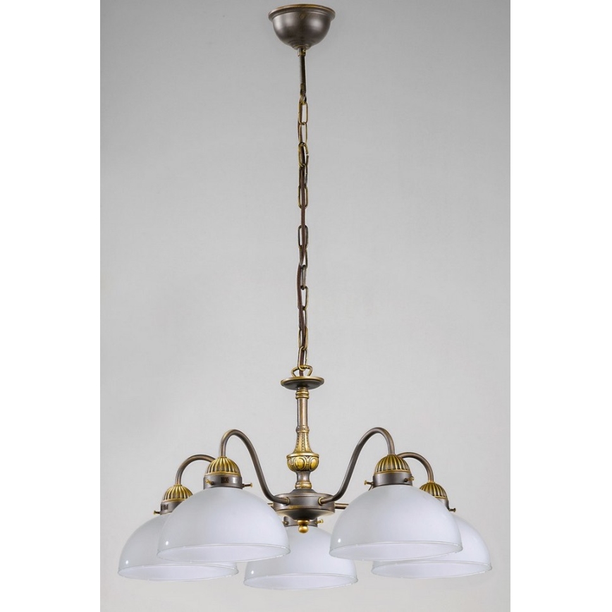 Kolarz 731.85.53 - Lysekrone NONNA 5xE27/75W/230V