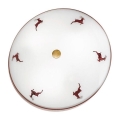 Kolarz 731.U12.4.103 - Loftlampe NONNA 2xE14/60W/230V Ø 32 cm rød/messing