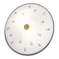 Kolarz 731.U12.4.70 - Loftlampe NONNA 2xE14/60W/230V Ø 32 cm grøn/messing