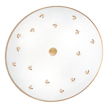 Kolarz 731.U13.4.160 - Væglampe NONNA 3xE27/60W/230V Ø 42 cm, blomster i rosaguld