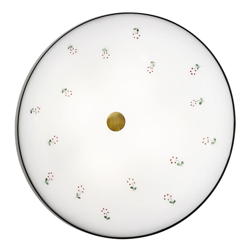 Kolarz 731.U14.4.70- Loftlampe NONNA 4xE27/60W/230V diameter 54 cm grøn/messing