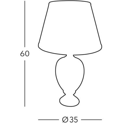 Kolarz 780.70 - Bordlampe GIARDINO 1xE27/100W/230V