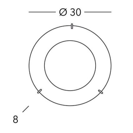 Kolarz A1306.11.3 - Loftlampe MOON 1xE27/60W/230V