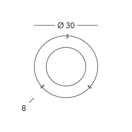 Kolarz A1306.11.4. - Loftlampe MOON 1xE27/60W/230V