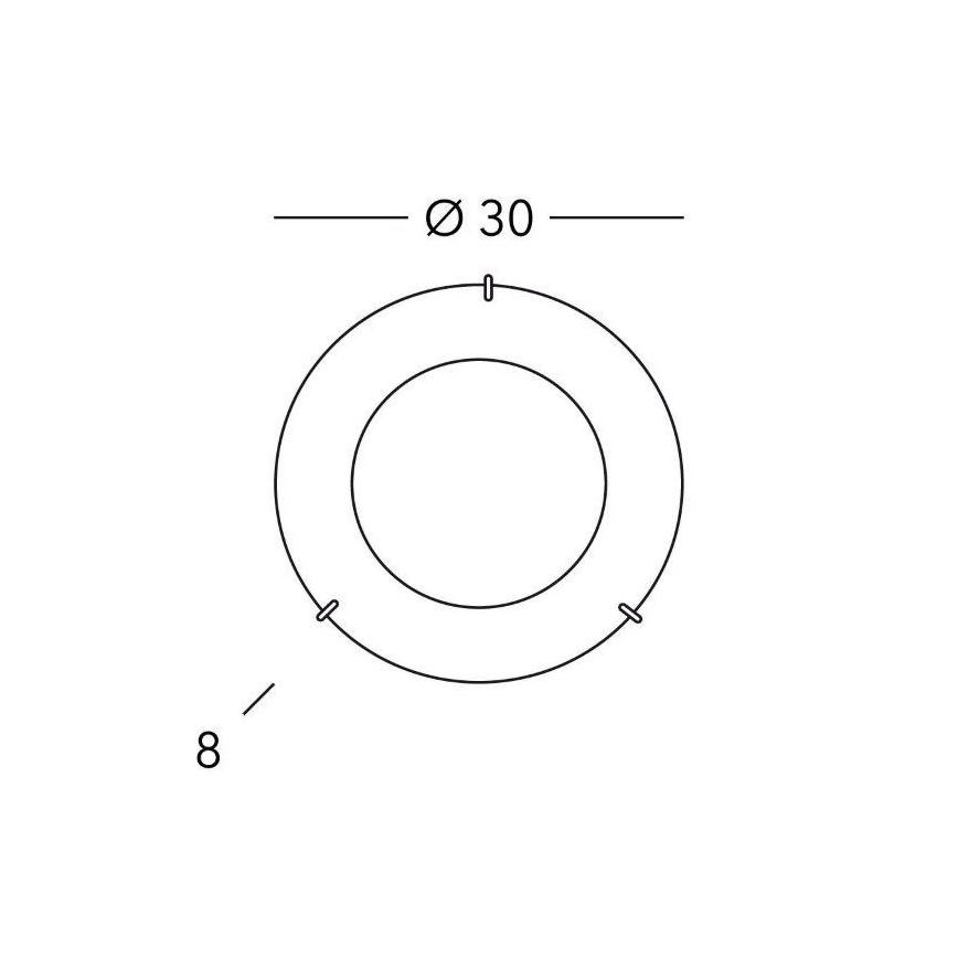 Kolarz A1306.11.4. - Loftlampe MOON 1xE27/60W/230V