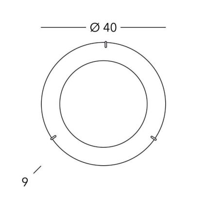 Kolarz A1306.12.3 - Loftlampe MOON 2xE27/60W/230V