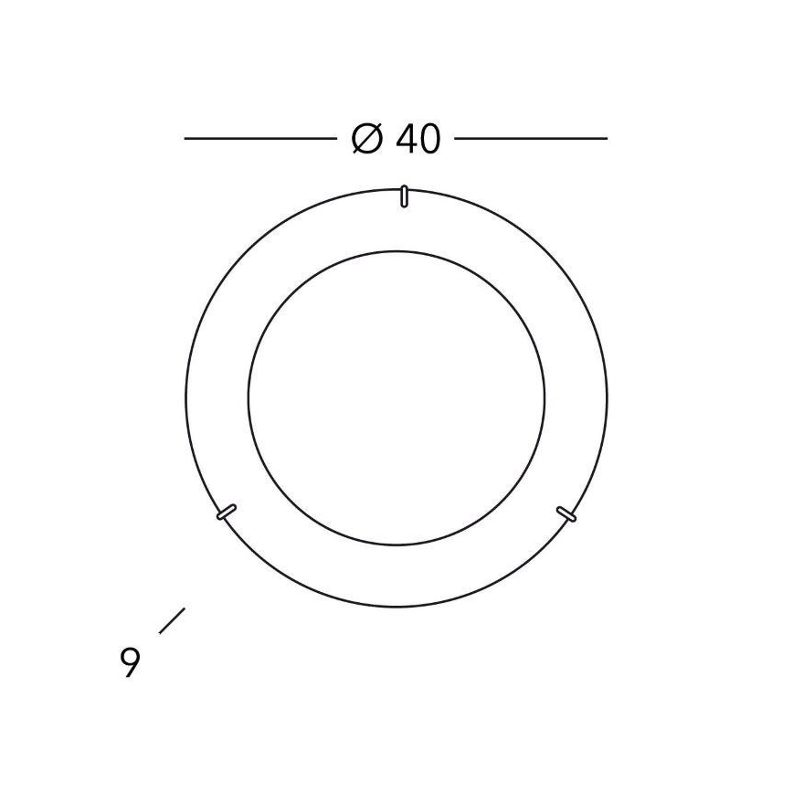 Kolarz A1306.12.4 - Loftlampe MOON 2xE27/60W/230V
