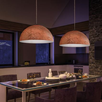 Kolarz A1339.31.Co.VinCu/50 - Loftlampe på wire CULT 1xE27/100W/230V pr. 50 cm kobber