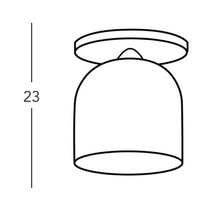 Kolarz A1352.11.G - Loftlampe NONNA 1xE27/60W/230V eg/hvid/grøn