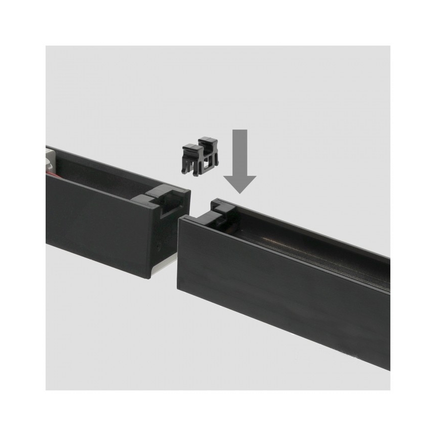 LED loftarmatur KOLINE, overflademonteret/ophængt, 40W/230V, 3000/4000/6500K, 120 cm, sort