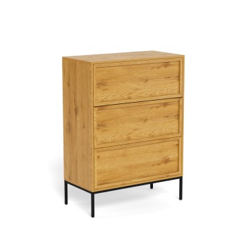 Kommode ALIN 80x40 cm lysebrun