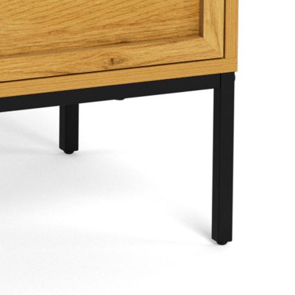 Kommode ALIN 80x40 cm lysebrun