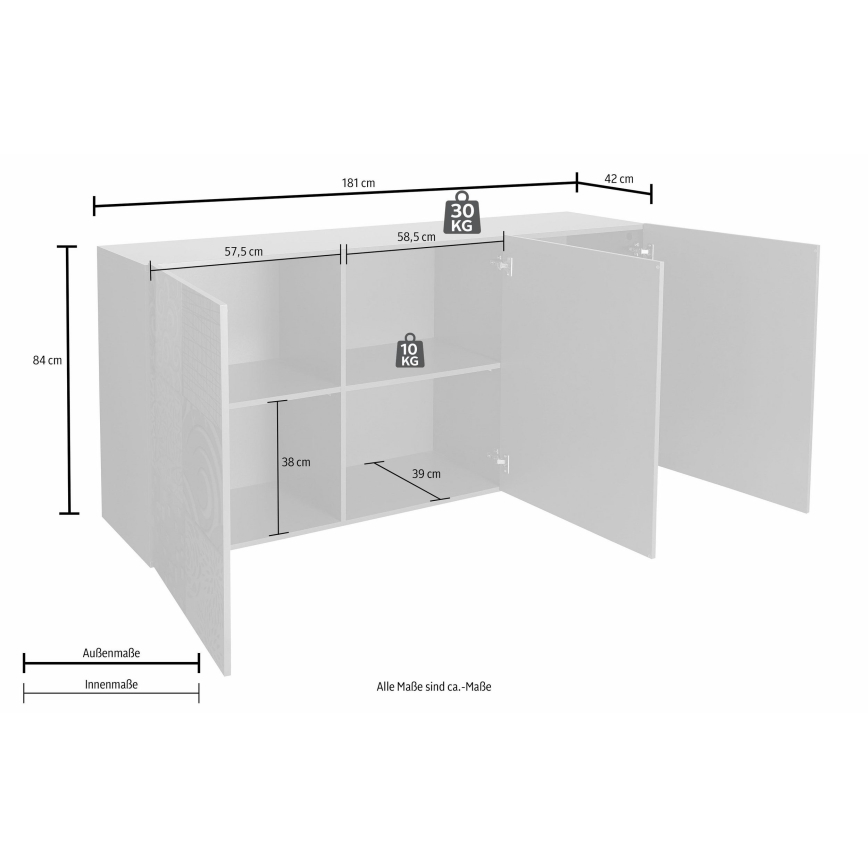 Kommode ARIA i antracit