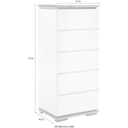 Kommode ARVI sort/eg