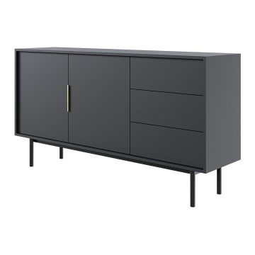 Kommode ELI, 154 x 82 x 39 cm, sort