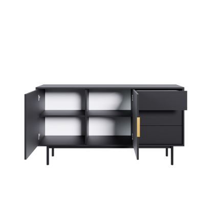 Kommode ELI, 154 x 82 x 39 cm, sort