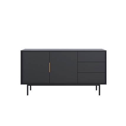 Kommode ELI, 154 x 82 x 39 cm, sort